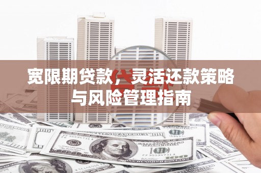 大溪宽限期贷款，灵活还款策略与风险管理指南
