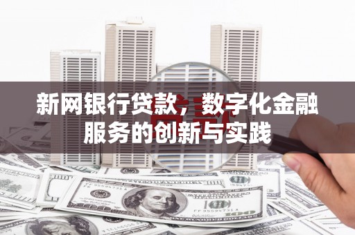 大溪新网银行贷款，数字化金融服务的创新与实践