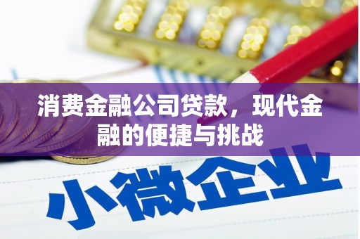 大溪消费金融公司贷款，现代金融的便捷与挑战