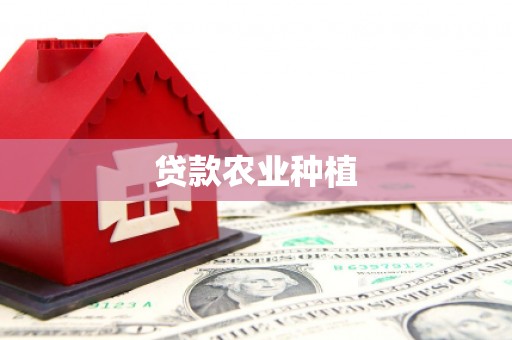 大溪贷款农业种植