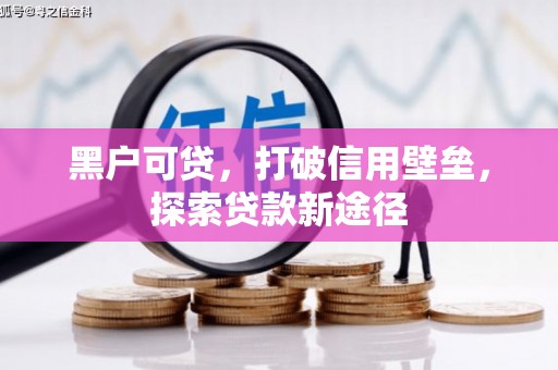 大溪黑户可贷，打破信用壁垒，探索贷款新途径