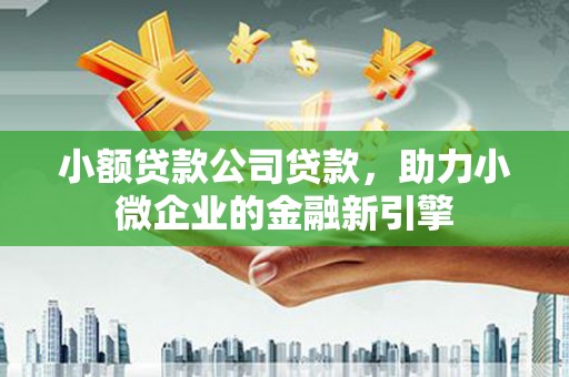 大溪小额贷款公司贷款，助力小微企业的金融新引擎