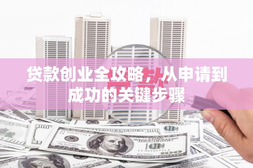 大溪贷款创业全攻略，从申请到成功的关键步骤