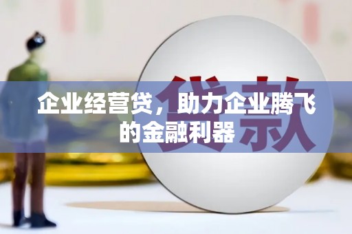 大溪企业经营贷，助力企业腾飞的金融利器