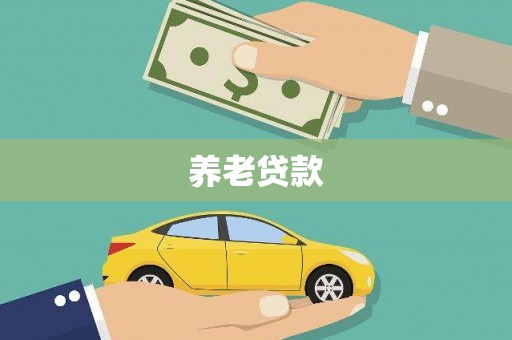 大溪养老贷款