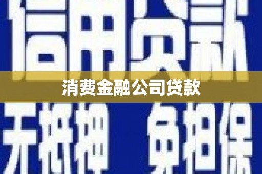 大溪消费金融公司贷款