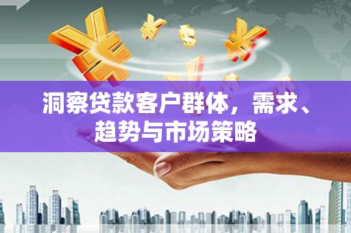 大溪洞察贷款客户群体，需求、趋势与市场策略
