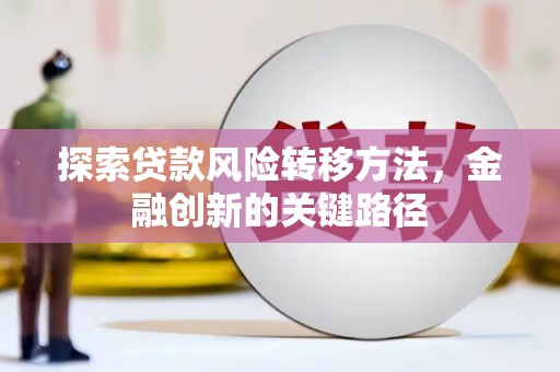 大溪探索贷款风险转移方法，金融创新的关键路径