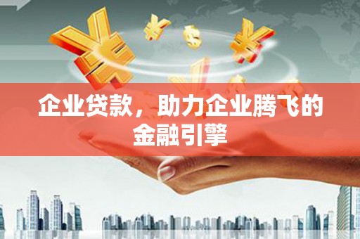 大溪企业贷款，助力企业腾飞的金融引擎