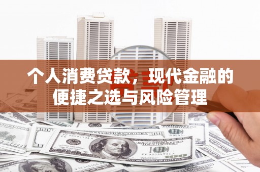 大溪个人消费贷款，现代金融的便捷之选与风险管理