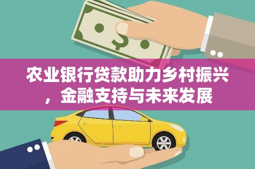 大溪农业银行贷款助力乡村振兴，金融支持与未来发展