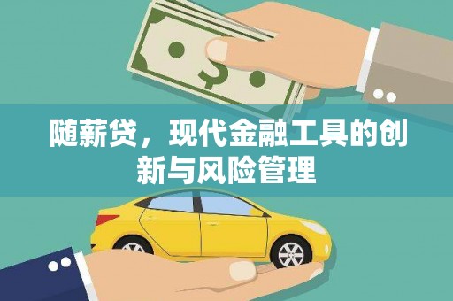 大溪随薪贷，现代金融工具的创新与风险管理