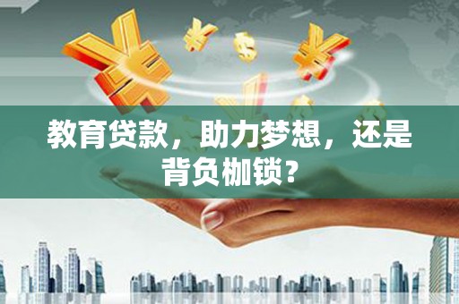 大溪教育贷款，助力梦想，还是背负枷锁？