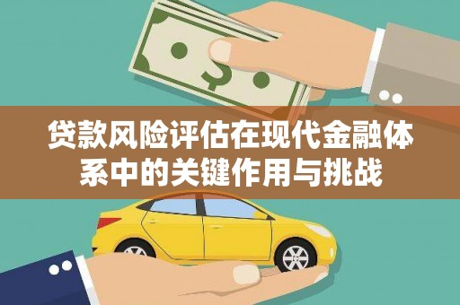 大溪贷款风险评估在现代金融体系中的关键作用与挑战