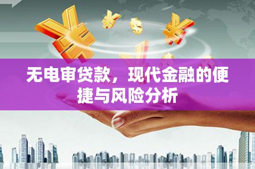 大溪无电审贷款，现代金融的便捷与风险分析