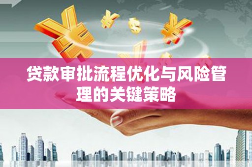 大溪贷款审批流程优化与风险管理的关键策略