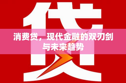 大溪消费贷，现代金融的双刃剑与未来趋势