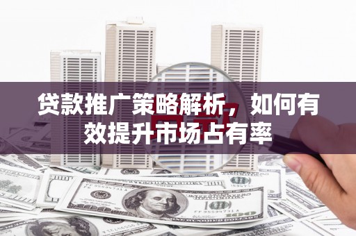 大溪贷款推广策略解析，如何有效提升市场占有率