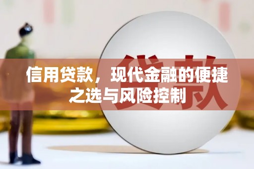 大溪信用贷款，现代金融的便捷之选与风险控制