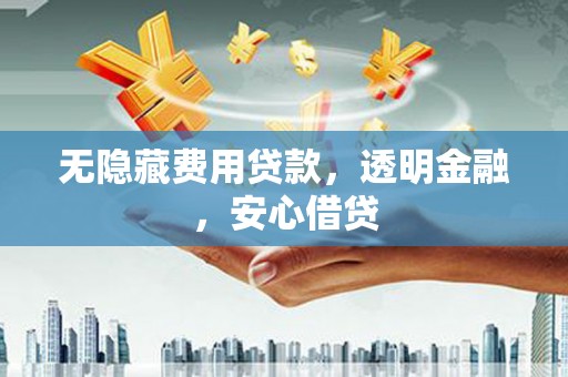 大溪无隐藏费用贷款，透明金融，安心借贷