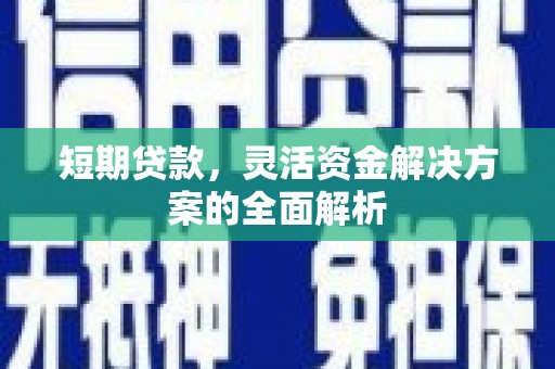 大溪短期贷款，灵活资金解决方案的全面解析