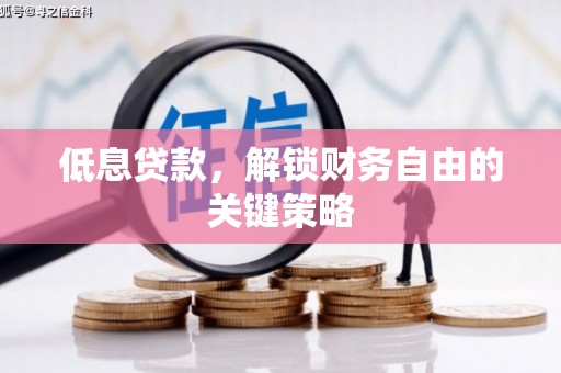大溪低息贷款，解锁财务自由的关键策略
