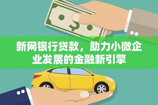 大溪新网银行贷款，助力小微企业发展的金融新引擎