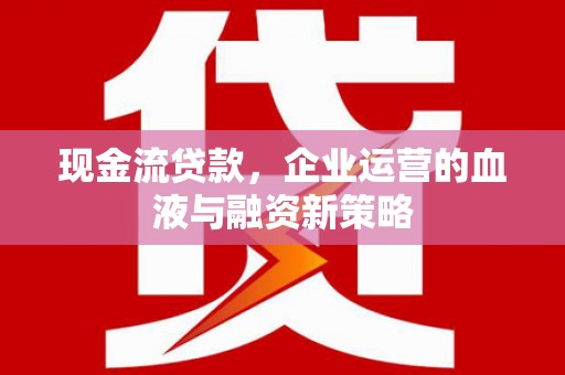 大溪现金流贷款，企业运营的血液与融资新策略