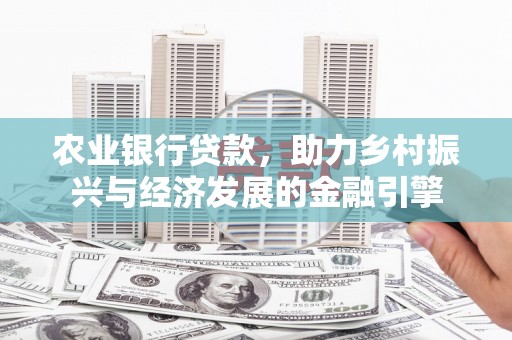 大溪农业银行贷款，助力乡村振兴与经济发展的金融引擎