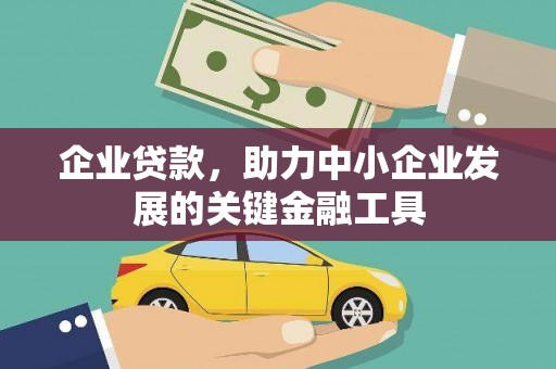 大溪企业贷款，助力中小企业发展的关键金融工具