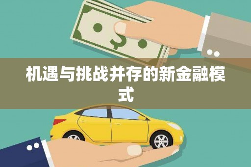 大溪机遇与挑战并存的新金融模式