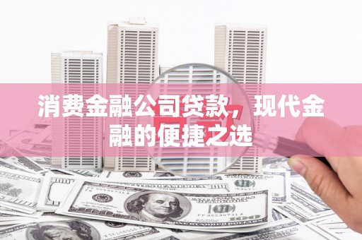 大溪消费金融公司贷款，现代金融的便捷之选
