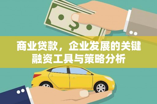 大溪商业贷款，企业发展的关键融资工具与策略分析
