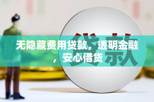 大溪无隐藏费用贷款，透明金融，安心借贷