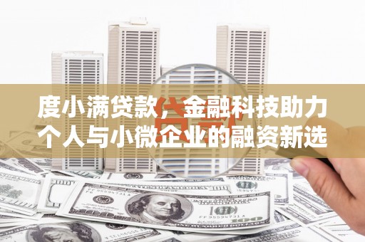 大溪度小满贷款，金融科技助力个人与小微企业的融资新选择