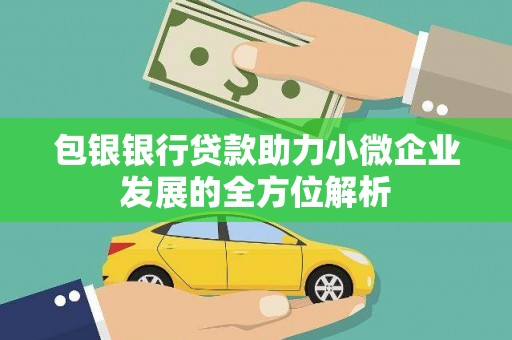 大溪包银银行贷款助力小微企业发展的全方位解析