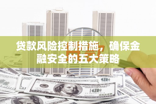 大溪贷款风险控制措施，确保金融安全的五大策略