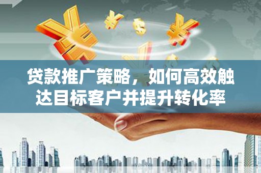 大溪贷款推广策略，如何高效触达目标客户并提升转化率