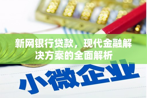 大溪新网银行贷款，现代金融解决方案的全面解析