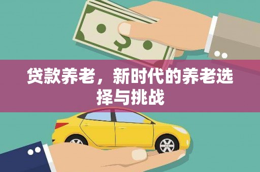 大溪贷款养老，新时代的养老选择与挑战
