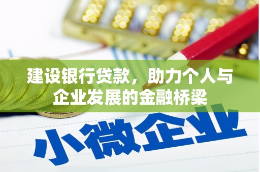 大溪建设银行贷款，助力个人与企业发展的金融桥梁
