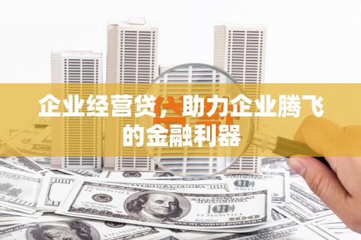 大溪企业经营贷，助力企业腾飞的金融利器