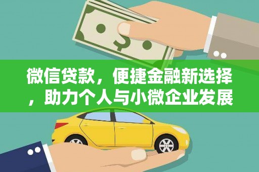 大溪微信贷款，便捷金融新选择，助力个人与小微企业发展