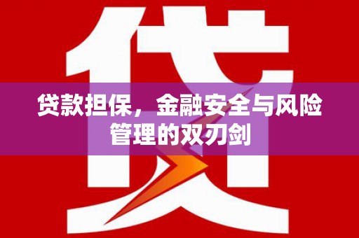 大溪贷款担保，金融安全与风险管理的双刃剑