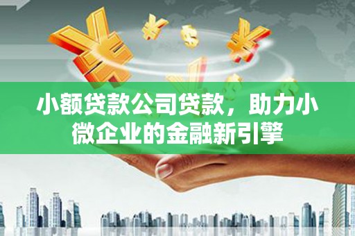 大溪小额贷款公司贷款，助力小微企业的金融新引擎