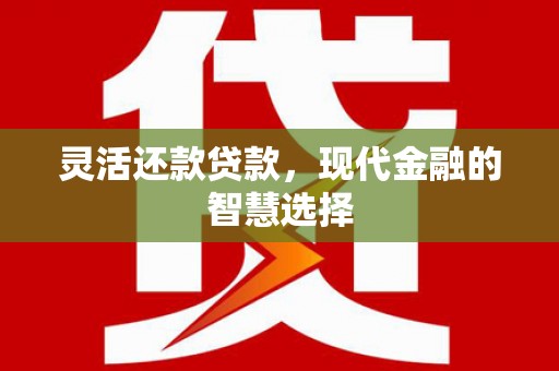 大溪灵活还款贷款，现代金融的智慧选择