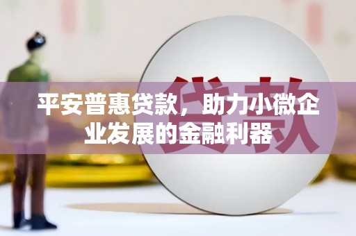 大溪平安普惠贷款，助力小微企业发展的金融利器