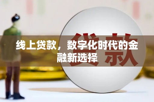 大溪线上贷款，数字化时代的金融新选择