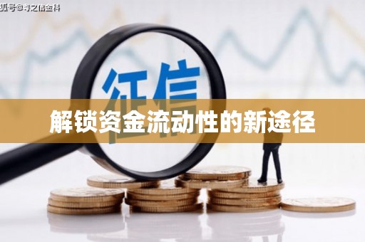 大溪解锁资金流动性的新途径